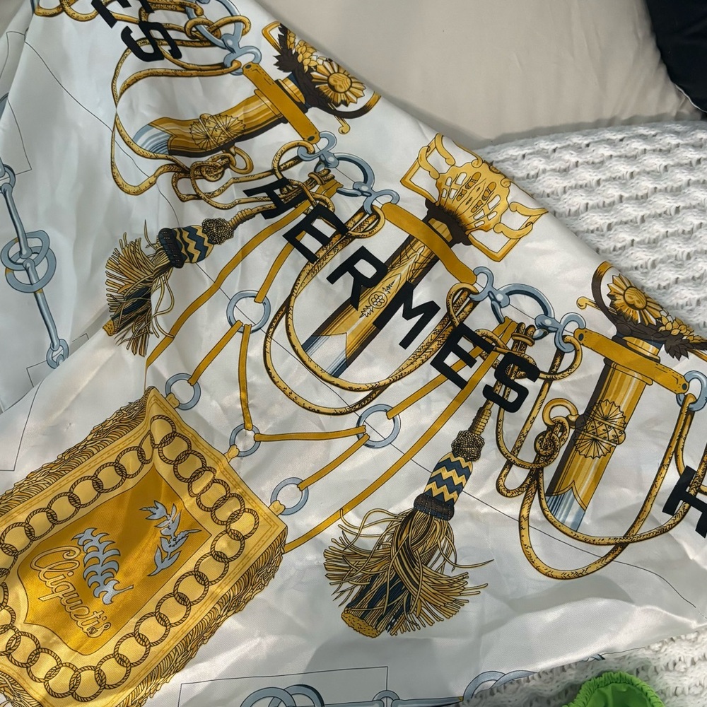 HERMES PRINTED SCARF